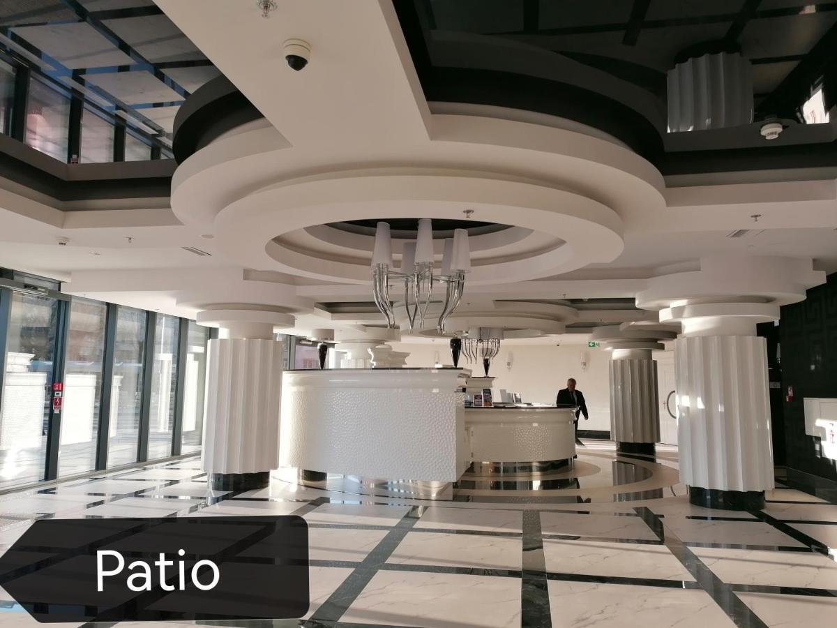 Szczecin Hanza Tower Apartment-Basen Kültér fotó